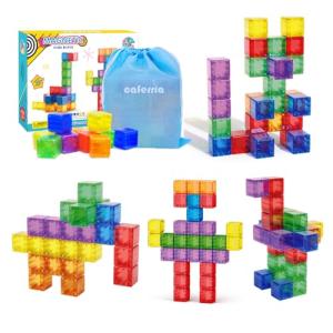 Magnetic Translucent Building Blocks for Toddlers
