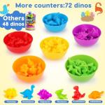 Counting Dinosaurs Montessori Toys for Early Learning