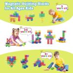 Magnetic Translucent Building Blocks for Toddlers