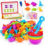Counting Dinosaurs Montessori Toys for Early Learning