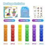 Magnetic Translucent Building Blocks for Toddlers