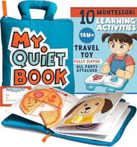 Travel Quiet Book for Toddlers - Activity Fun