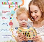 Montessori Busy Board with LED Lights for Toddlers