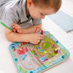 HABA Toddler Busy Board: Town Magnetic Maze Game