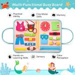 Giant Cabbage Busy Board Montessori Sensory Toy