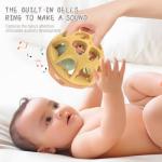 Sensory Textured Rattle Balls for Babies, 6-12 Months