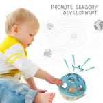Sensory Textured Rattle Balls for Babies, 6-12 Months