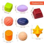 Montessori Sensory Balls - 8pc Baby Toy Set