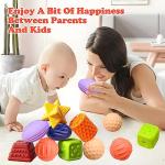Montessori Sensory Balls - 8pc Baby Toy Set