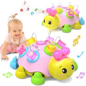 Musical Crawling Ladybug Toy for Baby Fun