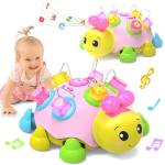 Musical Crawling Ladybug Toy for Baby Fun