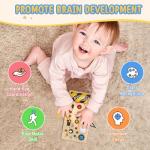 Montessori Busy Board for Toddlers with Lights