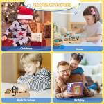 Montessori Busy Board: Wooden Sensory Toy for Toddlers
