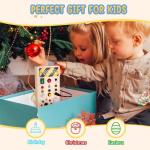 Montessori Busy Board for Toddlers with Lights