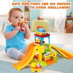 Educational Elephant Slide Toy with Animal Cars
