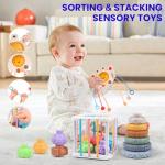 Montessori Baby Toys for 0-12 Months 4-in-1 Set