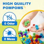 Pompom Art Kit for Kids - Montessori Fun