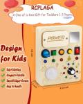 Busy Board Montessori Toy for Toddlers 18+ Months