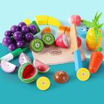 Wooden Magnetic Play Food Set for Kids