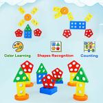 PEBIRA Wooden Montessori Sorting & Stacking Toys