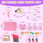 Kids Cooking Set with Safe Knives and Utensils