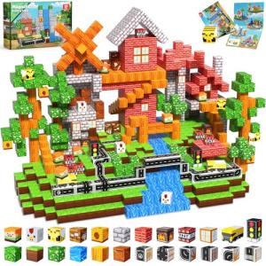 Magnetic Building Blocks Set for Kids 4-8