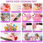 Kids Cooking Set with Safe Knives and Utensils