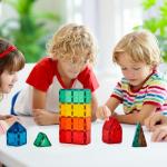 Magnetic Building Tiles Set for Kids - 110PCS