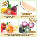 Wooden Pretend Play Food Set for Kids