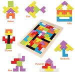 Colorful 3D Wooden Blocks Puzzle for Kids