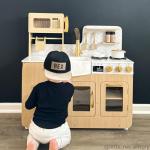 Teamson Kids Little Chef Wooden Play Kitchen Set