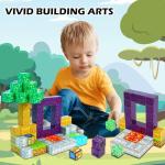 Magnetic Blocks Portal Set for Kids 3+