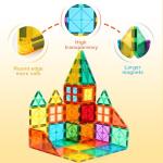 Magnetic Building Tiles Set for Kids - 110PCS