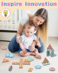 Montessori Shape Sorter Wooden Toy for Toddlers