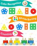 Wooden Shape Sorter Montessori Toys for Toddlers