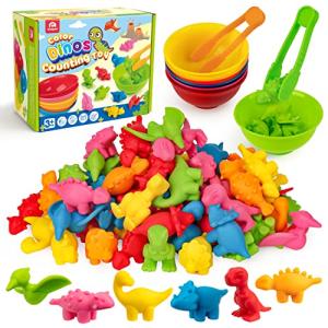 Coogam Dinosaur Counting and Color Matching Toy