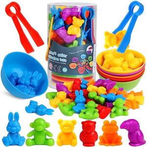 Counting Animals Sorting Game for Kids 3-5