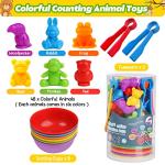 Counting Animals Sorting Game for Kids 3-5