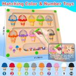 Magnetic Color and Number Maze for Toddlers
