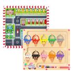 Magnetic Color and Number Maze Montessori Toy