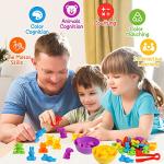 Counting Animals Sorting Game for Kids 3-5