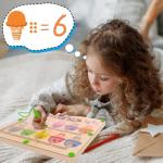 Magnetic Color and Number Maze for Toddlers