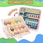 Magnetic Color and Number Maze Montessori Toy