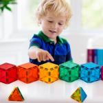 Magnetic Building Tiles Set for Kids - 110PCS