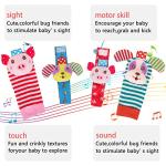 Wrist Rattles for Babies - Soft Sensory Toys