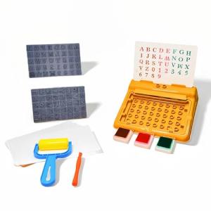 Alphabet & Number Stamp Set for Montessori Learning