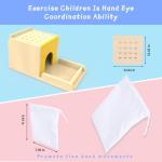 Adena Montessori 5-in-1 Wooden Baby Play Kit