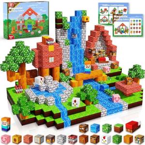 Magnetic Building Blocks Set for Kids, 100PCS