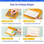 Alphabet & Number Stamp Set for Montessori Learning