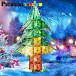 PicassoTiles 106pc LED Magnetic Building Tile Set